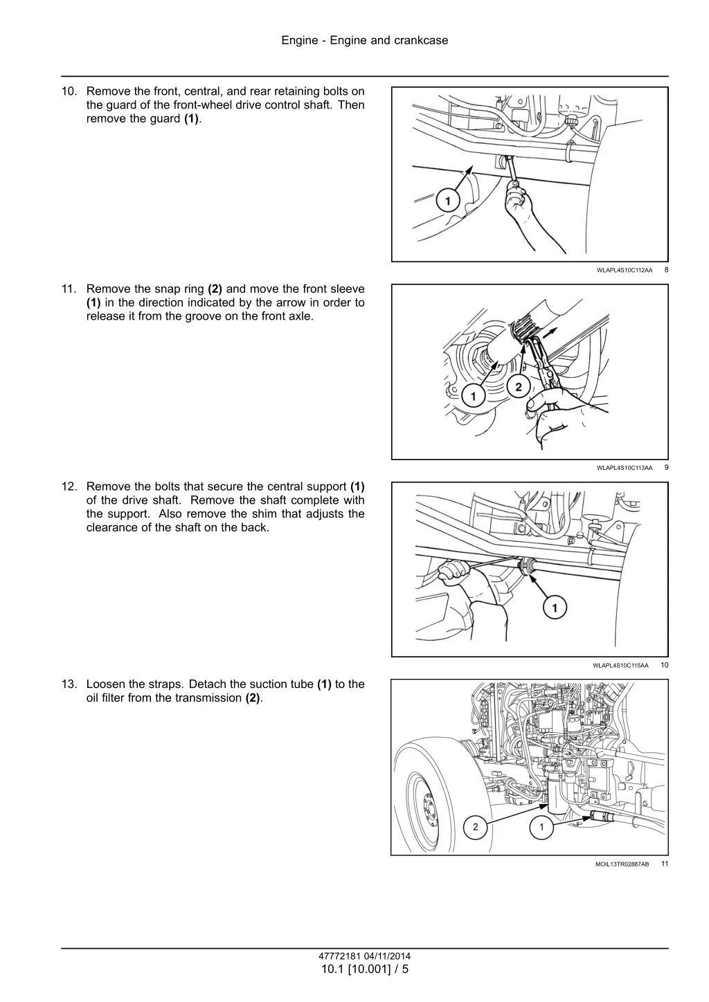 engine engine and crankcase 2