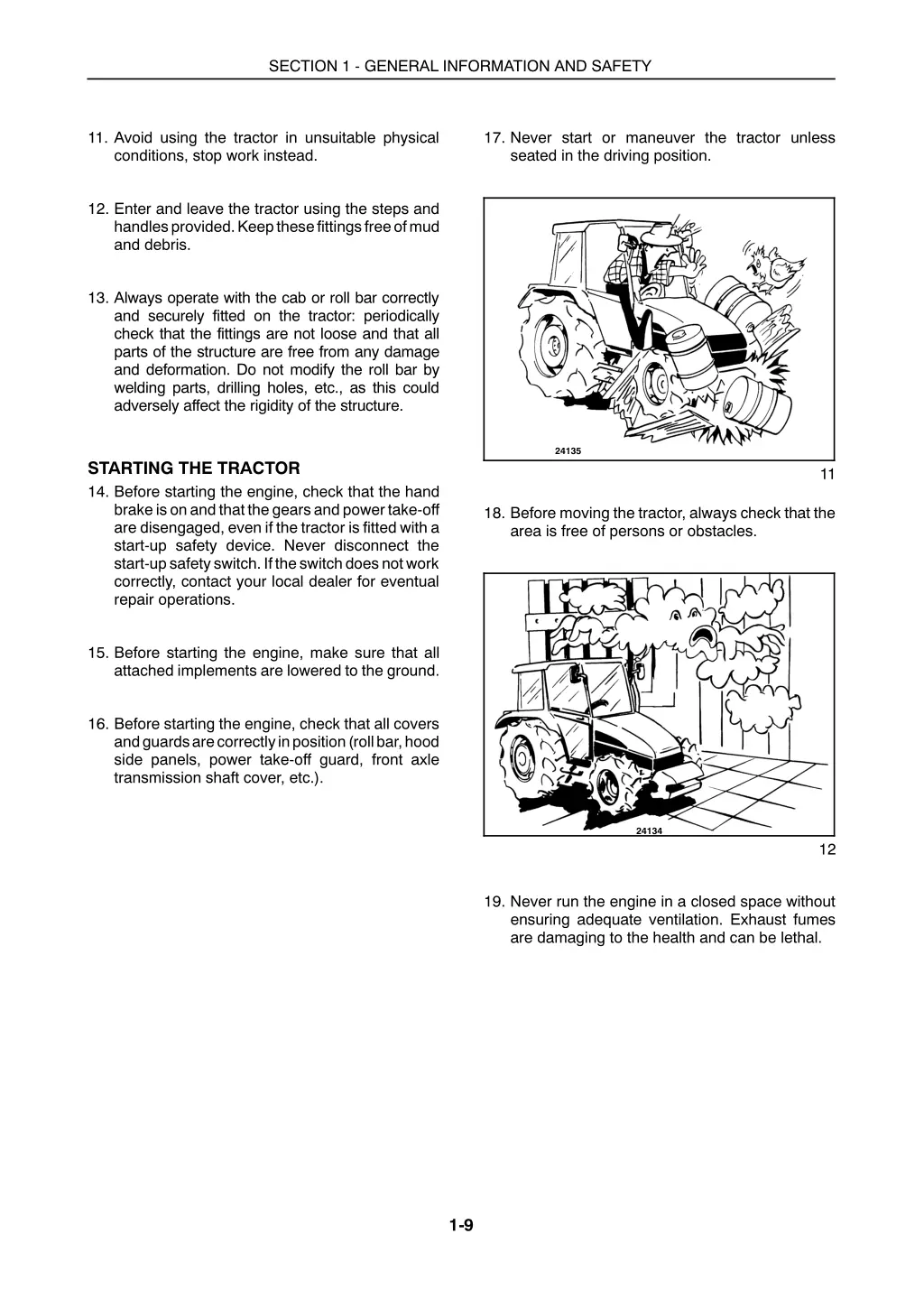 section 1 general information and safety 7