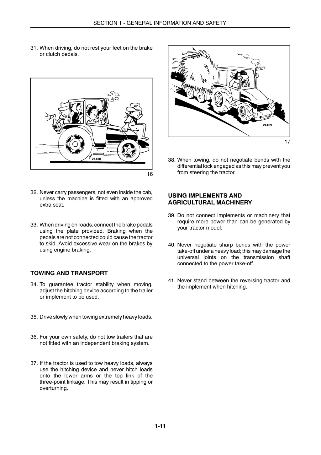 section 1 general information and safety 9