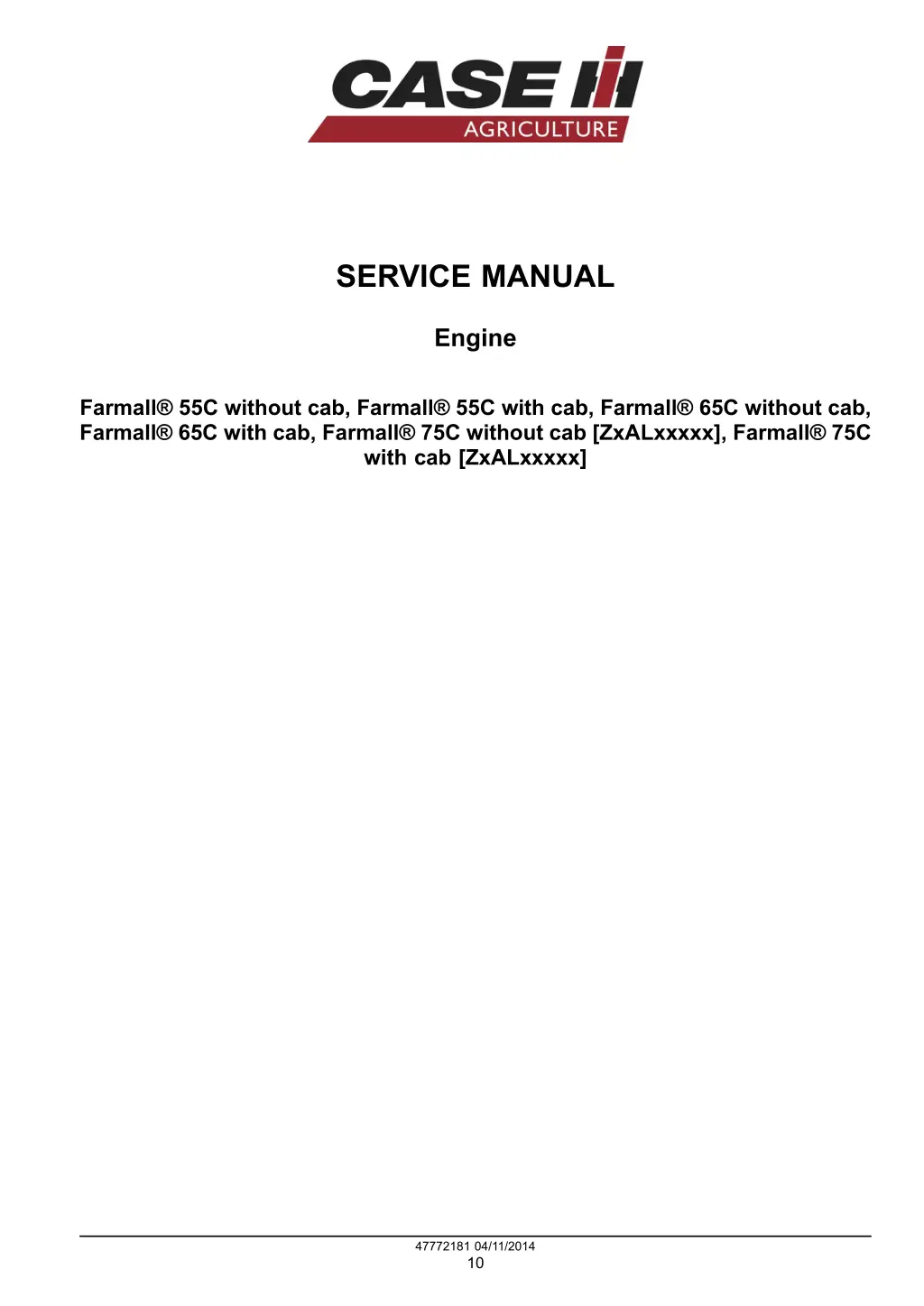 service manual 1