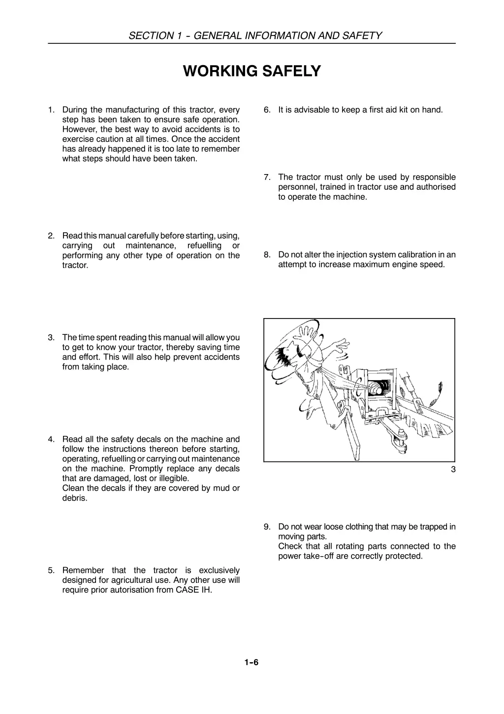 section 1 general information and safety 5