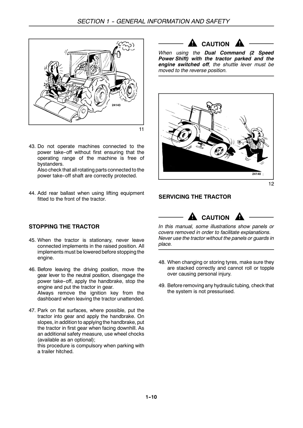 section 1 general information and safety 9