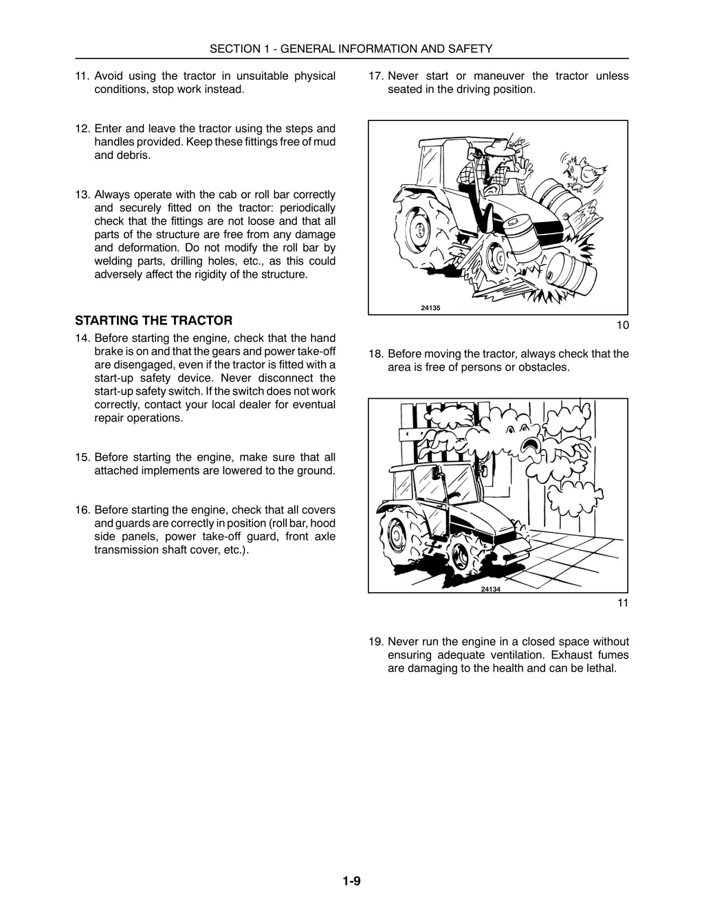 section 1 general information and safety 7