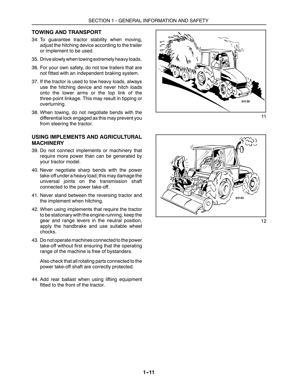 section 1 general information and safety 9