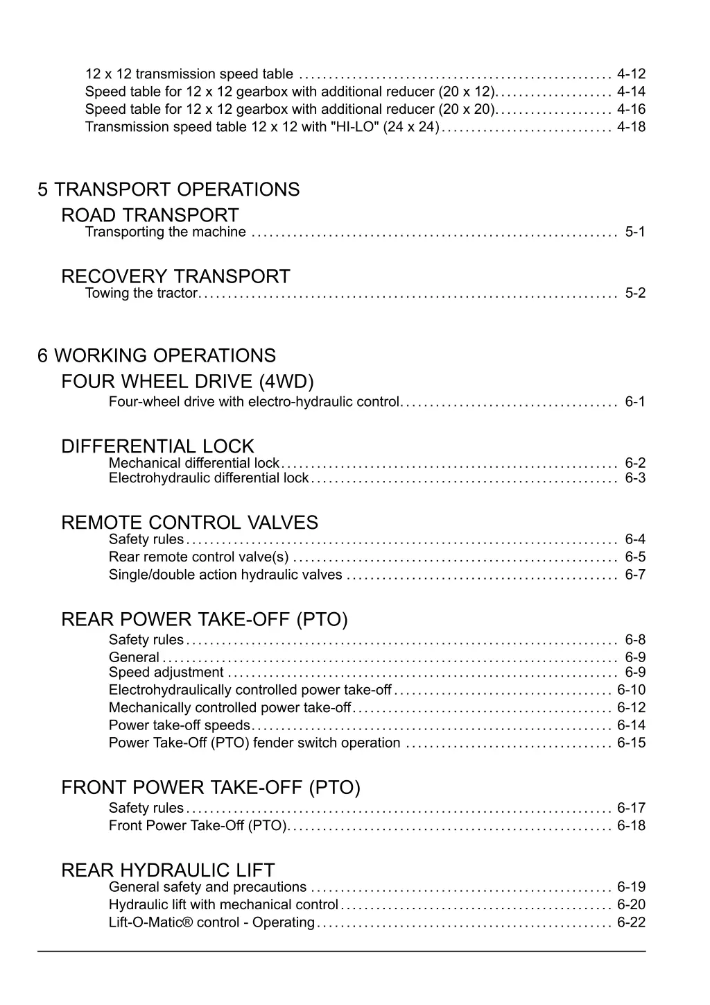 12 x 12 transmission speed table 4 12 speed table