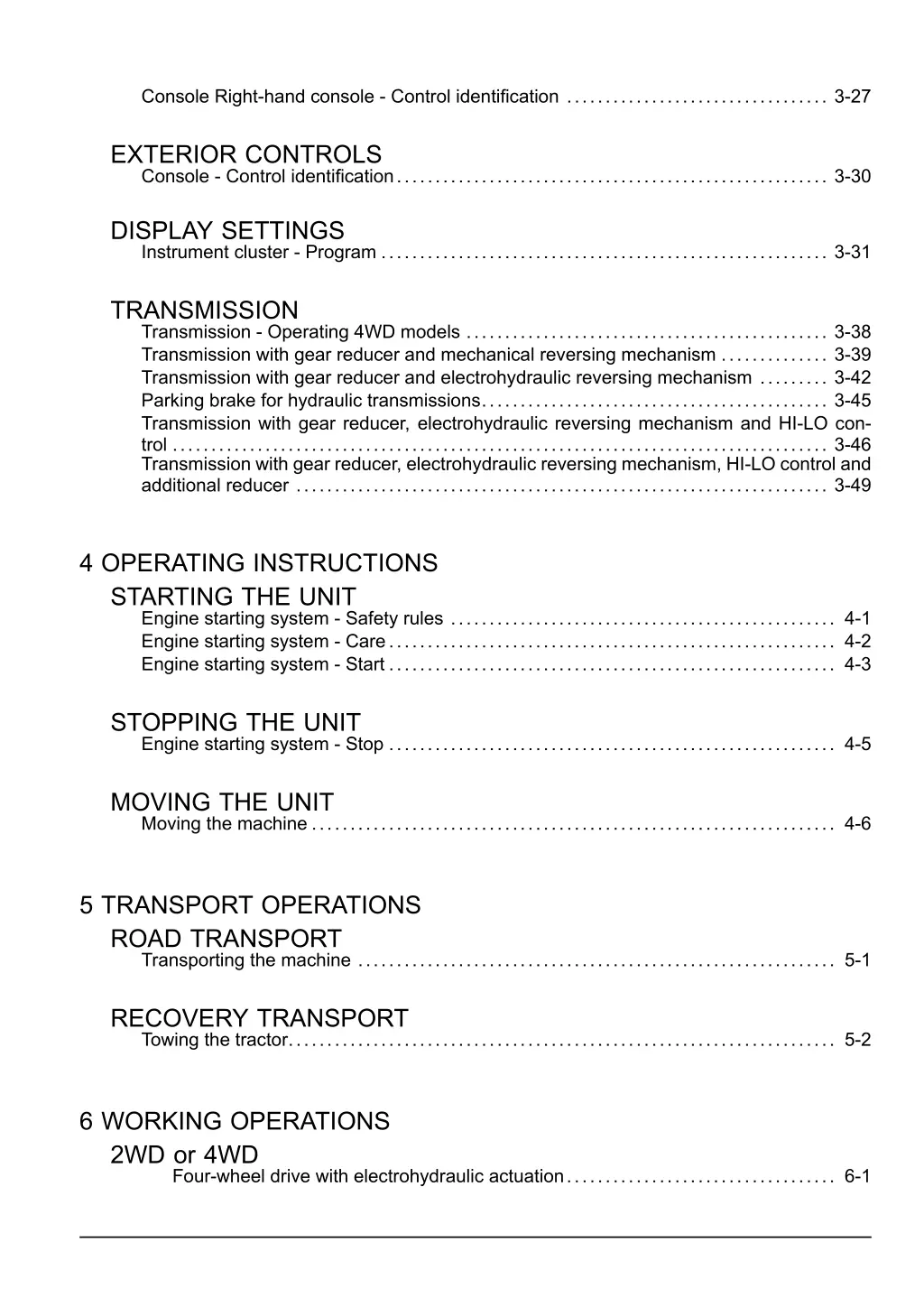 console right hand console control identification