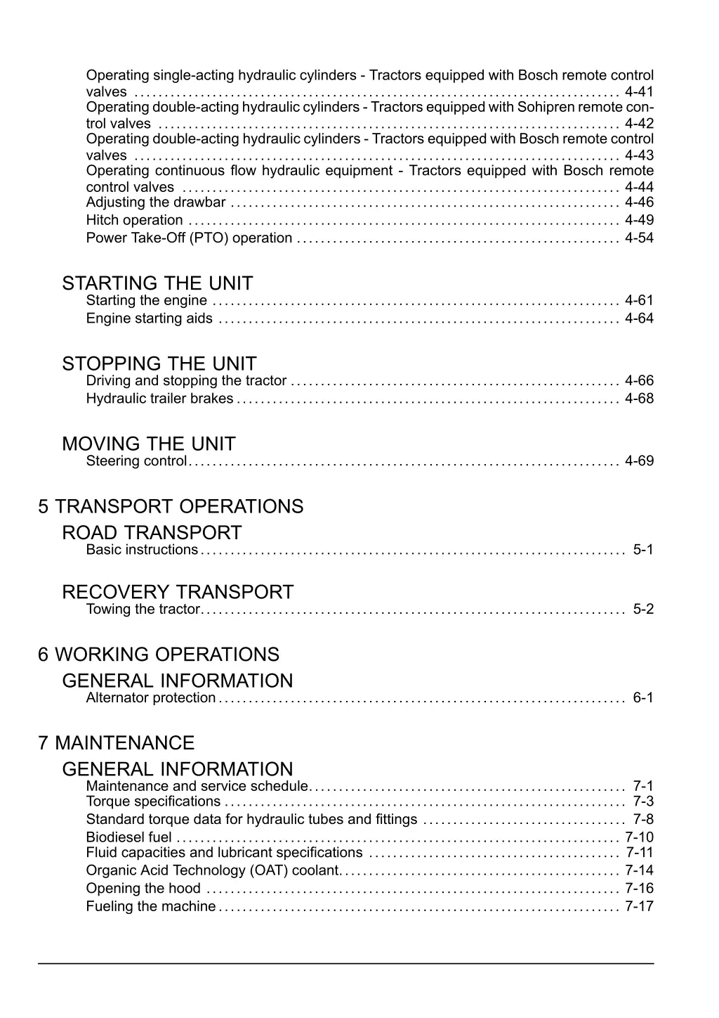 operating single acting hydraulic cylinders