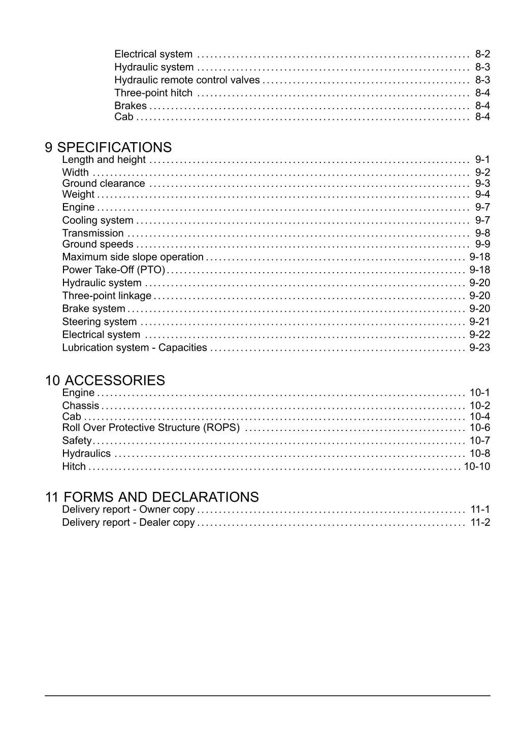 electrical system 8 2 hydraulic system