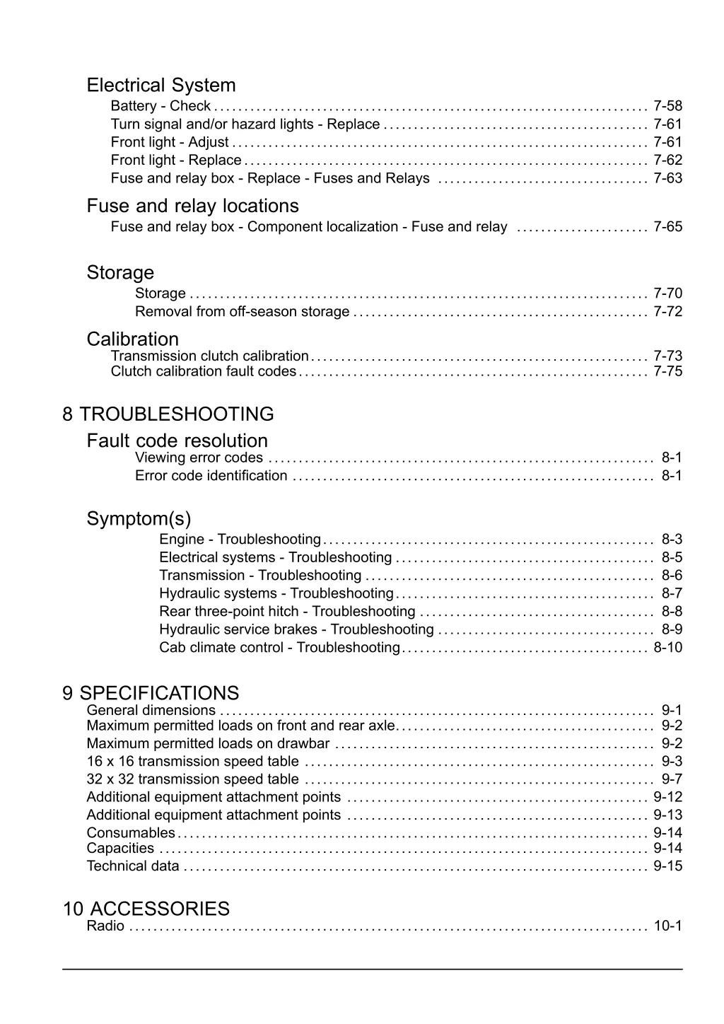 electrical system battery check 7 58 turn signal