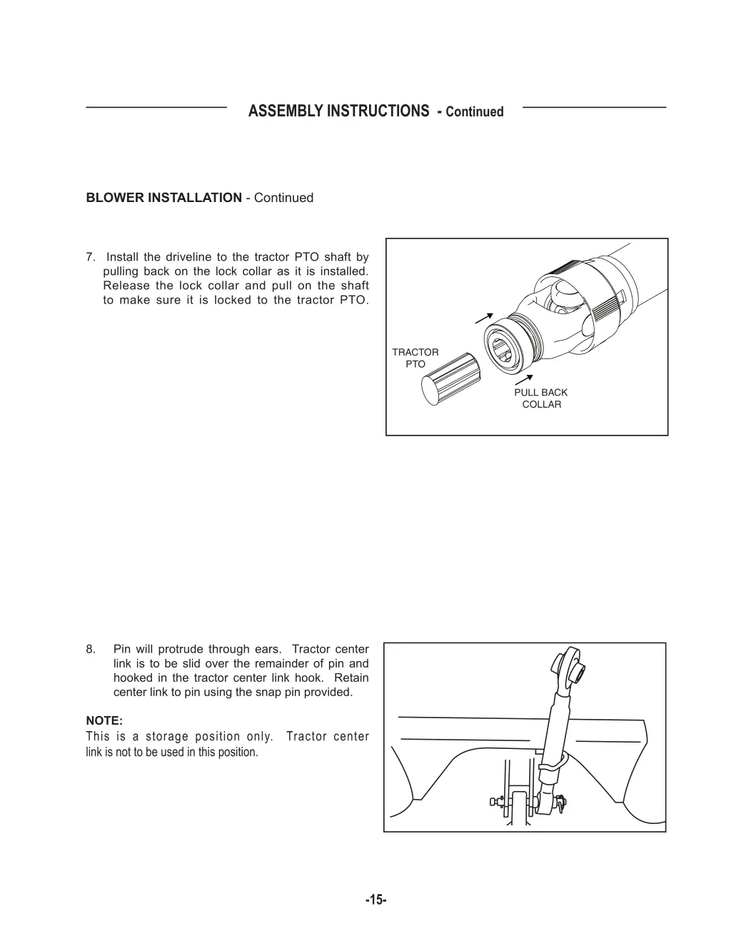 assembly instructions c ontinued 3