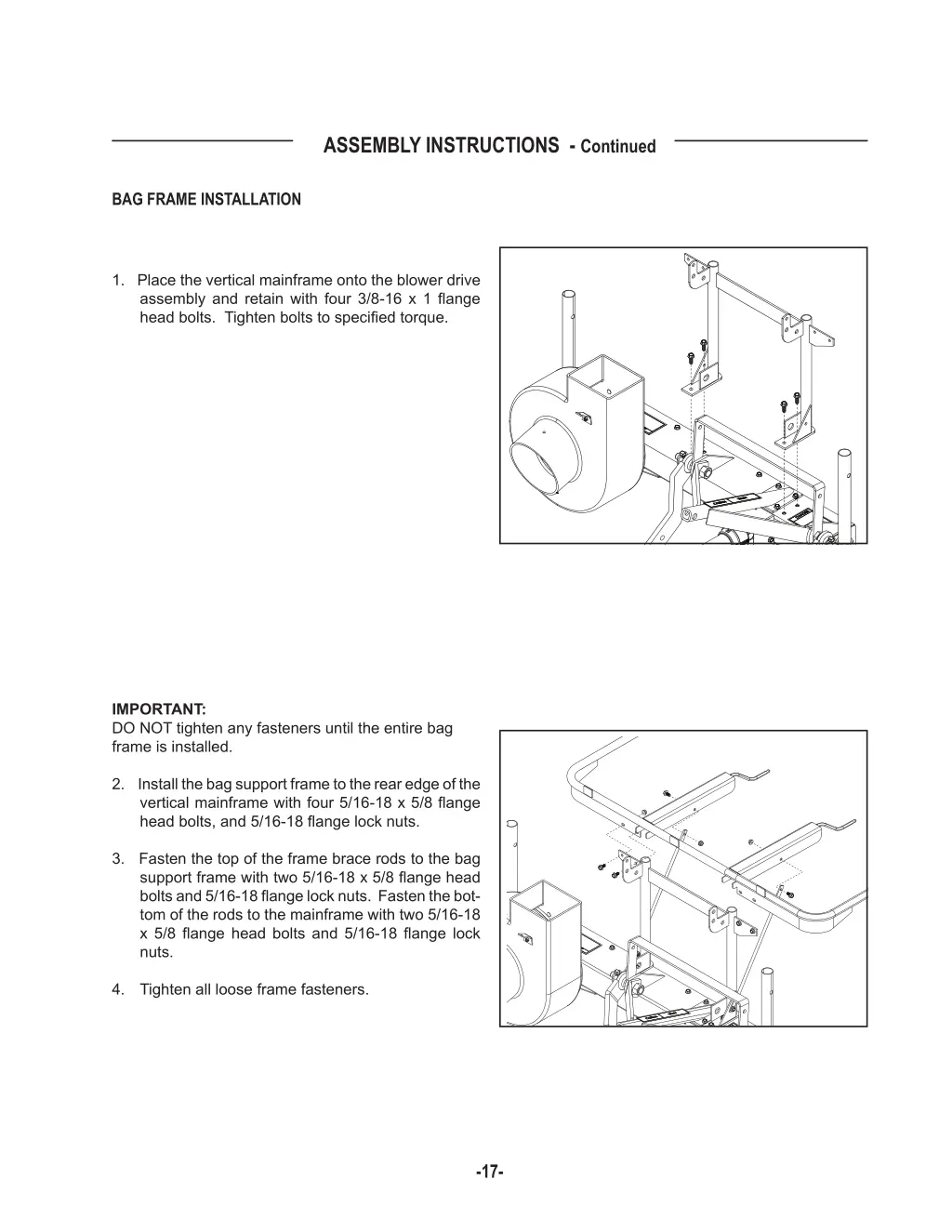 assembly instructions c ontinued 5