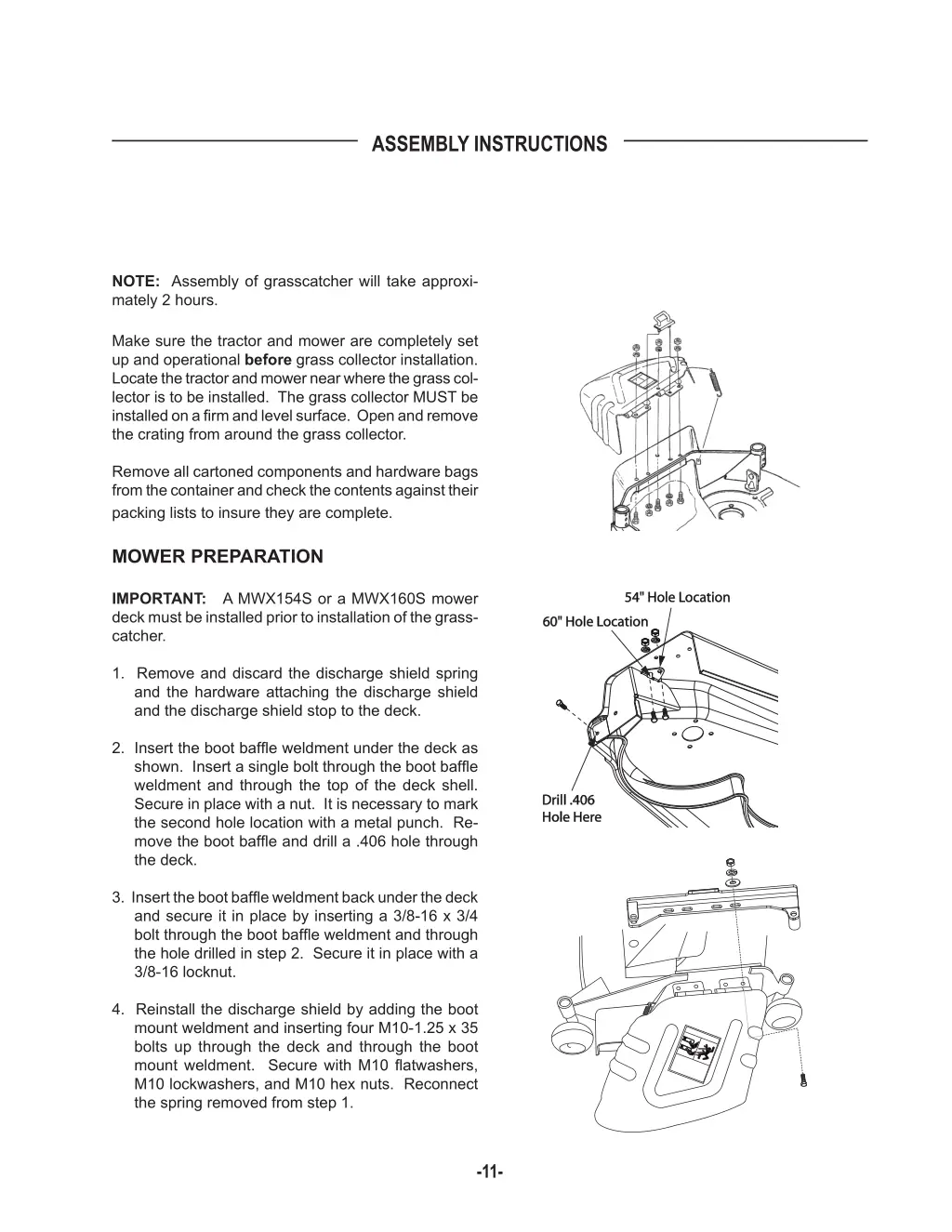 assembly instructions