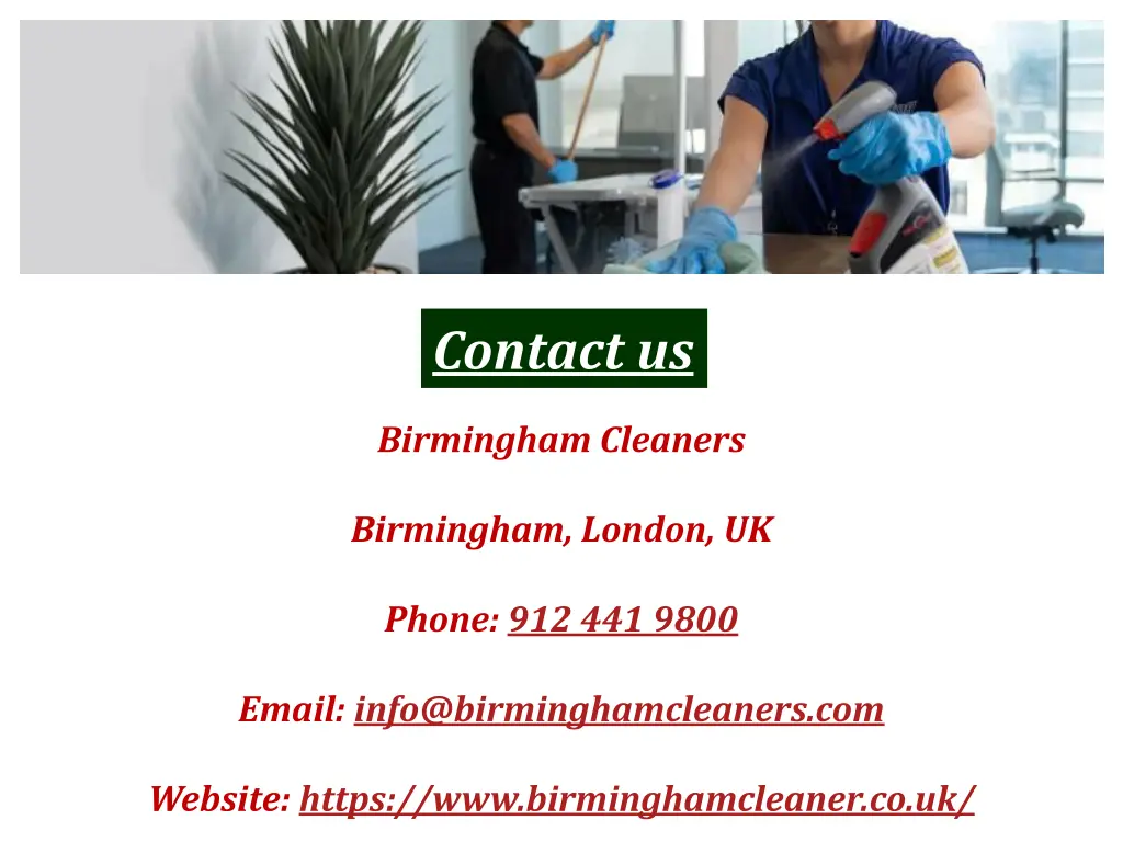 contact us