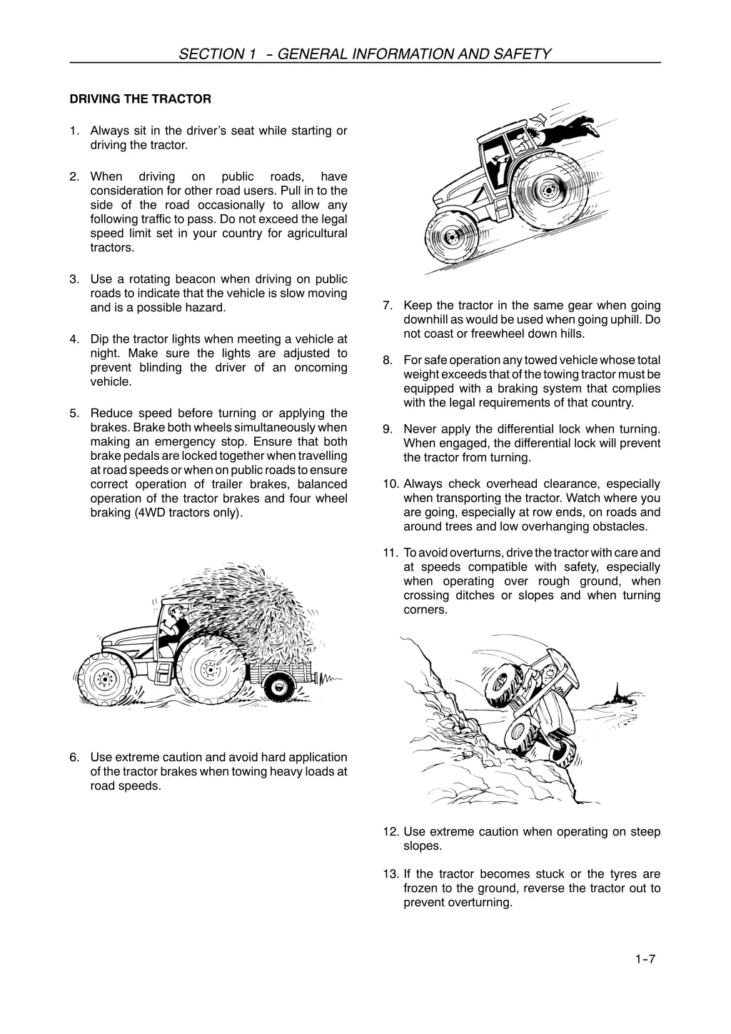 section 1 general information and safety 5