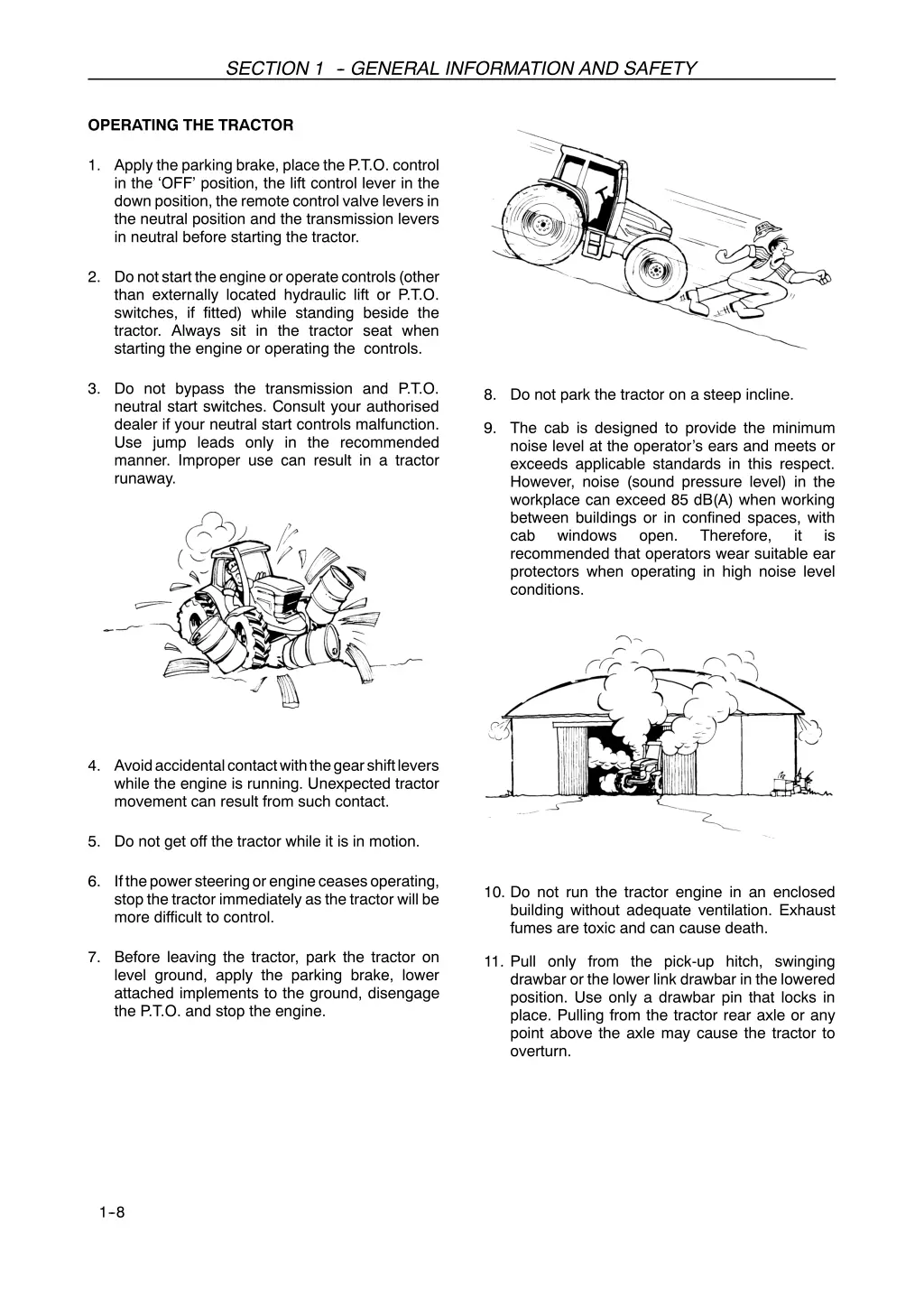 section 1 general information and safety 6