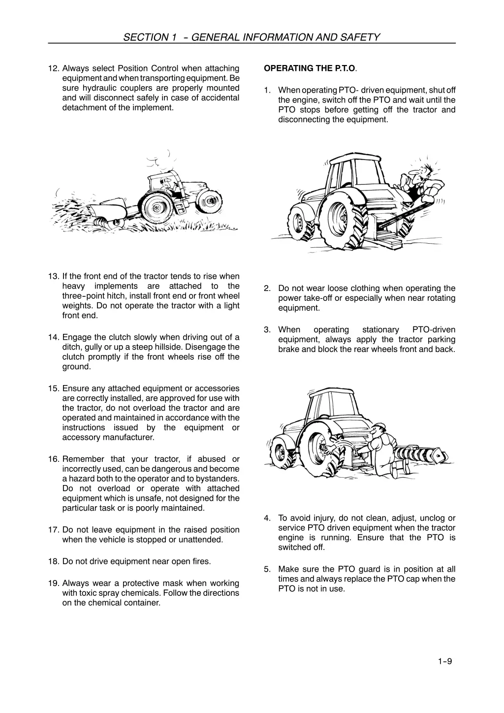 section 1 general information and safety 7