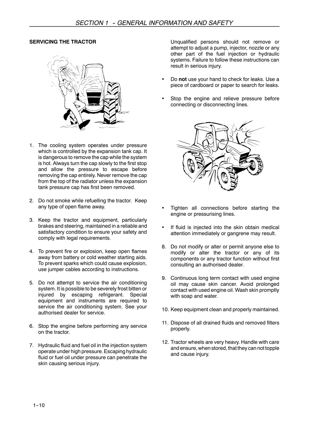 section 1 general information and safety 8