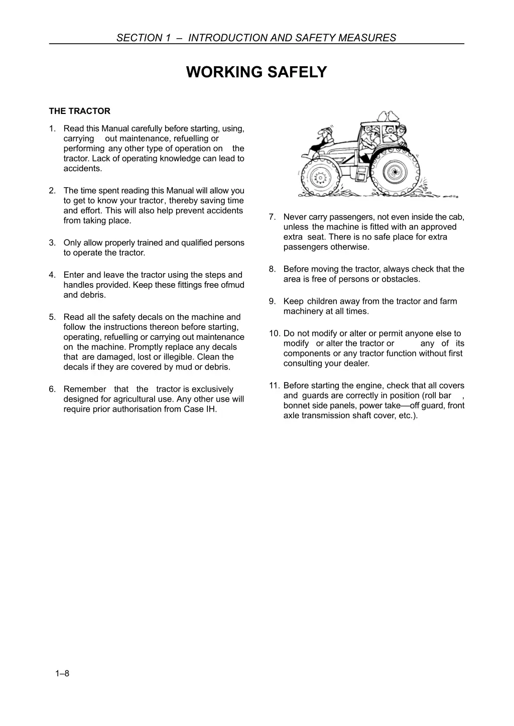 section 1 introduction and safety measures 6