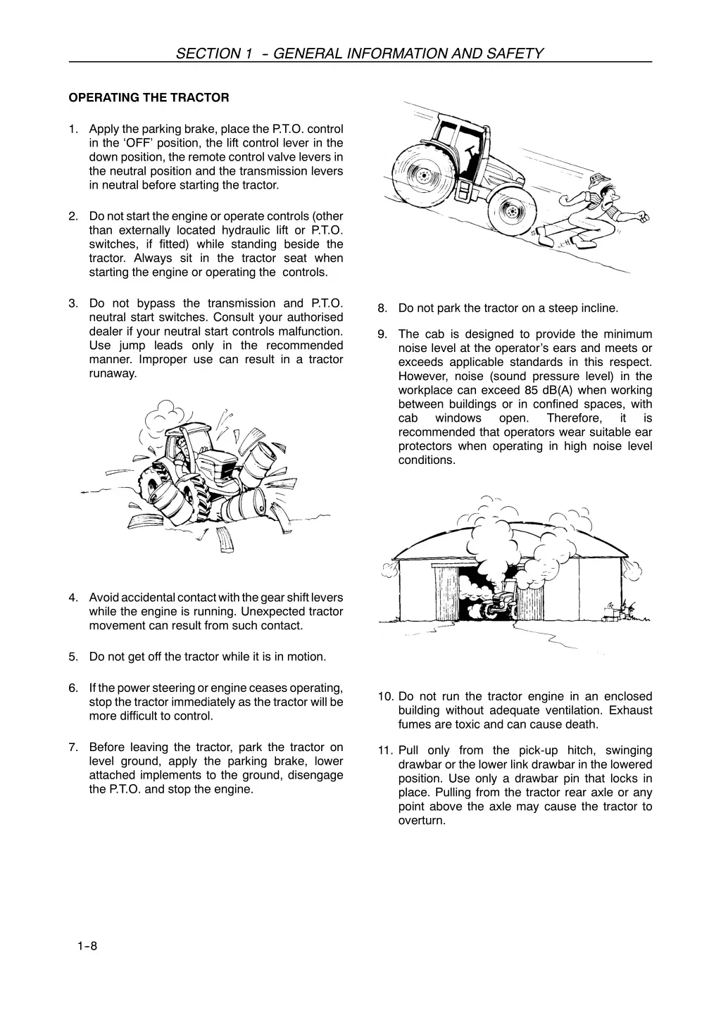 section 1 general information and safety 6