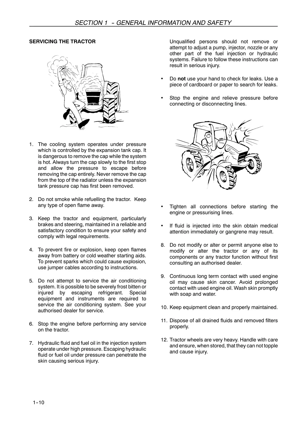 section 1 general information and safety 8