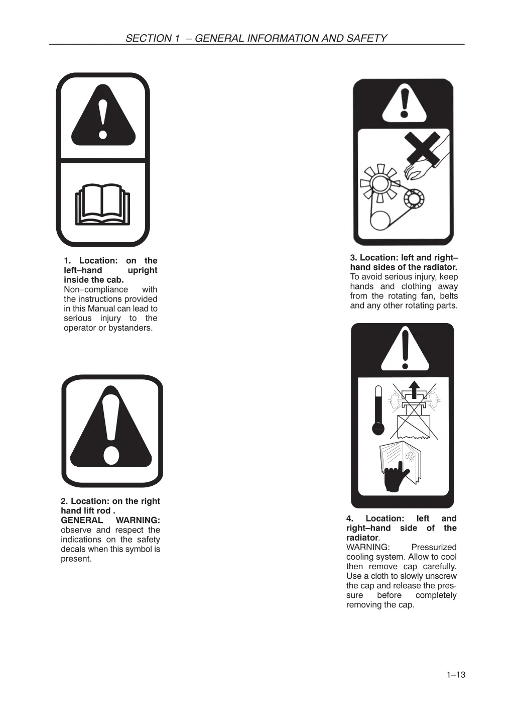 section 1 general information and safety 11