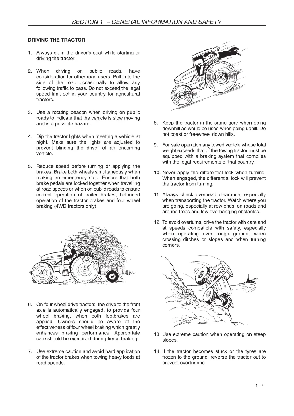 section 1 general information and safety 5