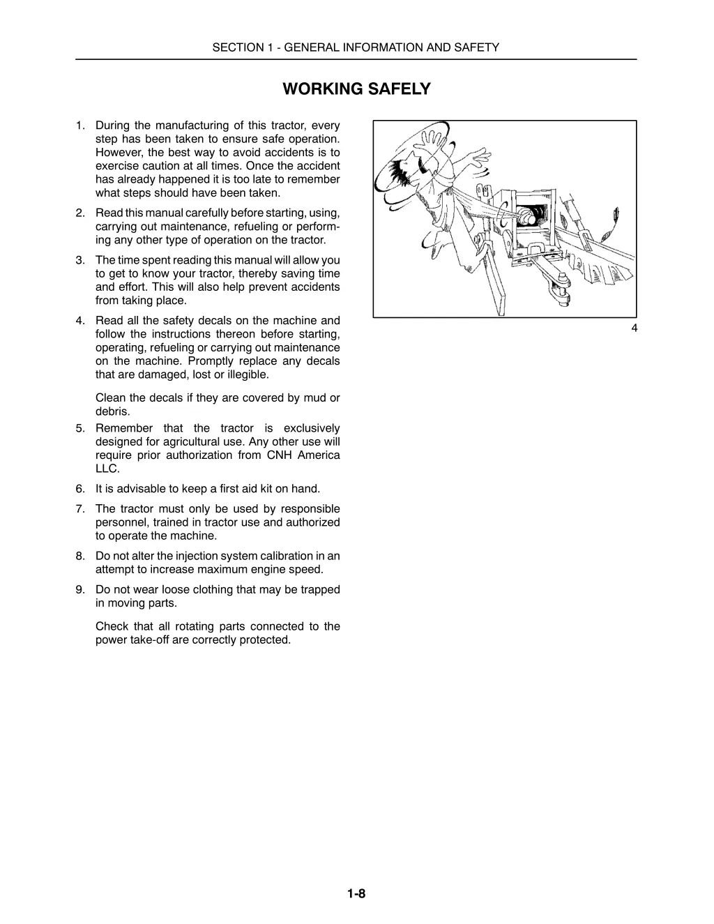 section 1 general information and safety 6