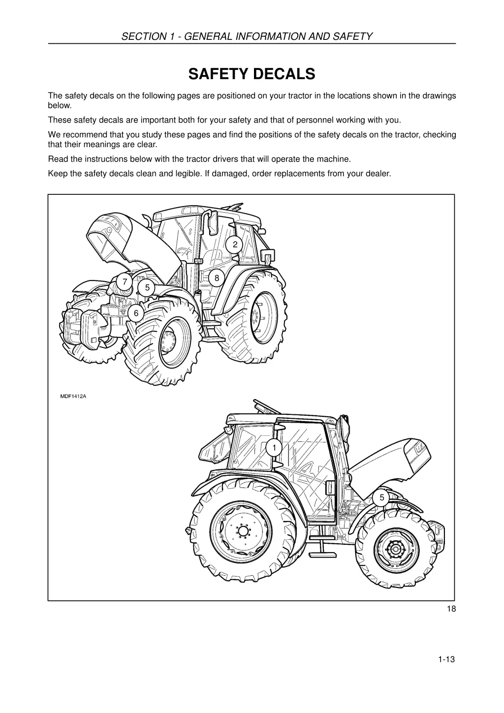 section 1 general information and safety 12