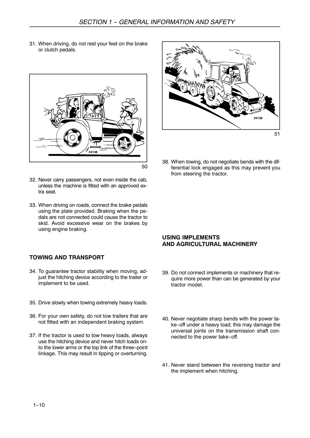 section 1 general information and safety 9