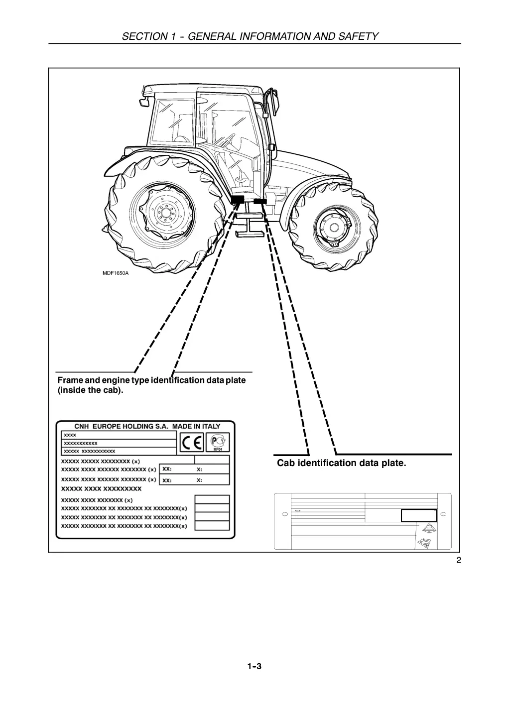 section 1 general information and safety 2