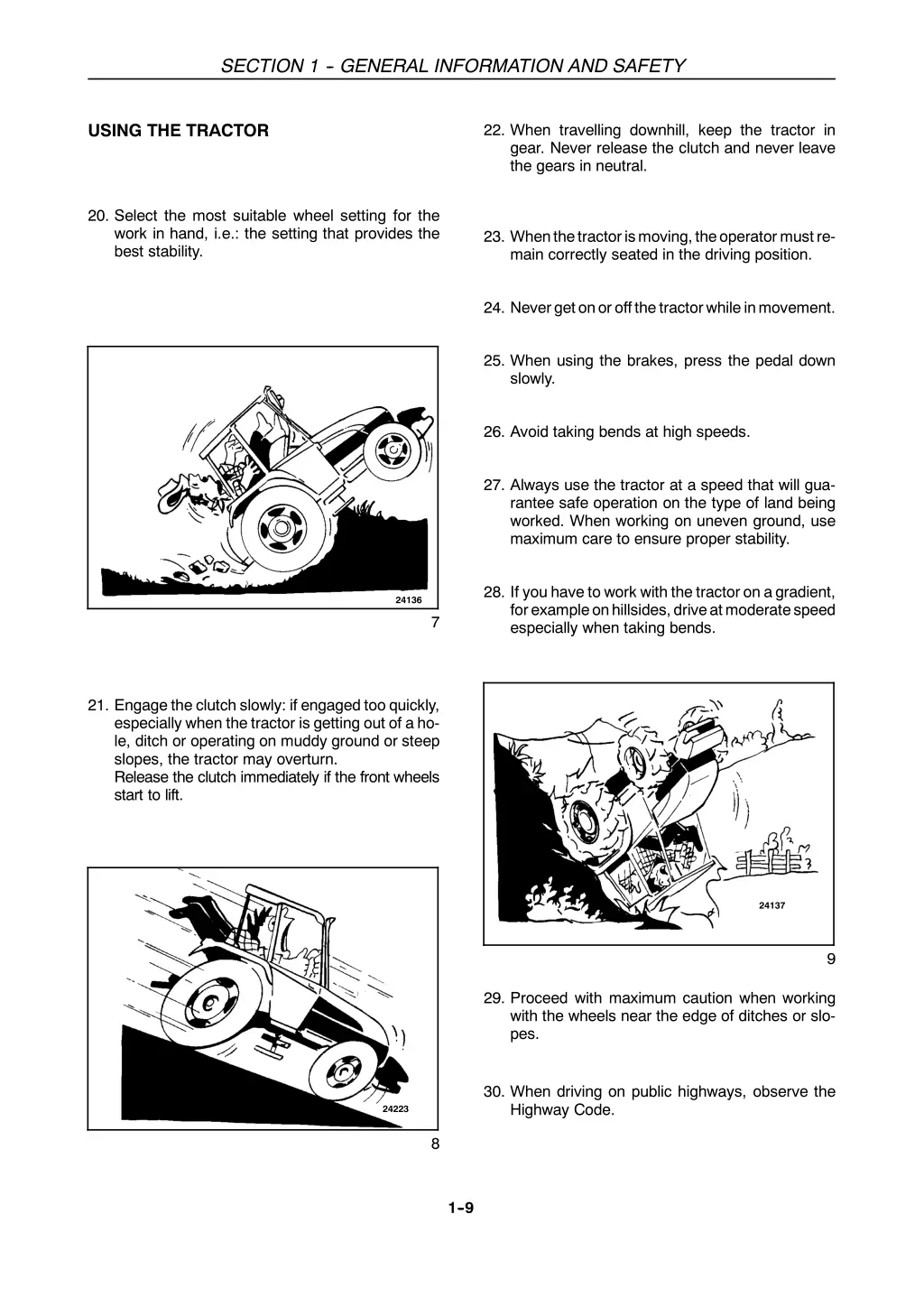 section 1 general information and safety 8