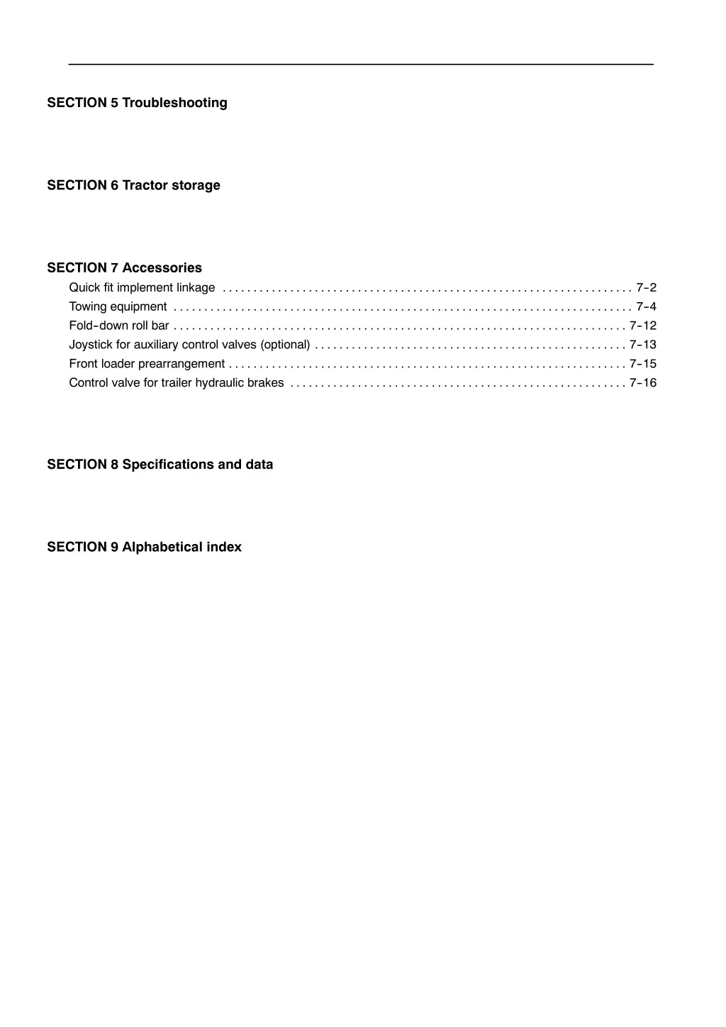 section 5 troubleshooting