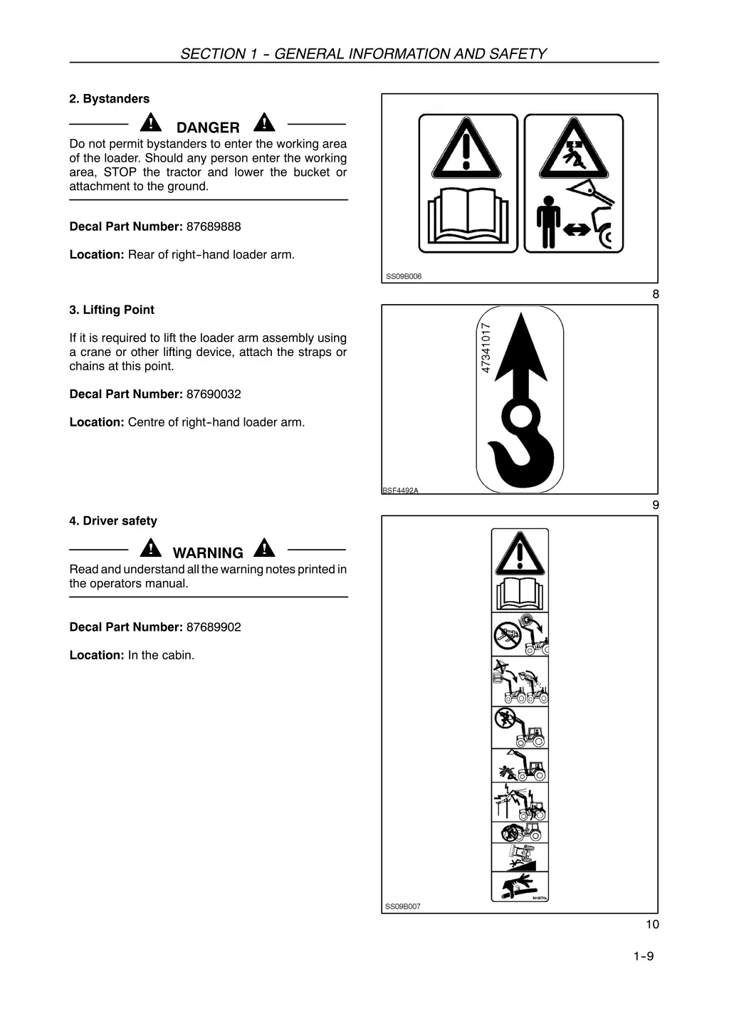 section 1 general information and safety 7