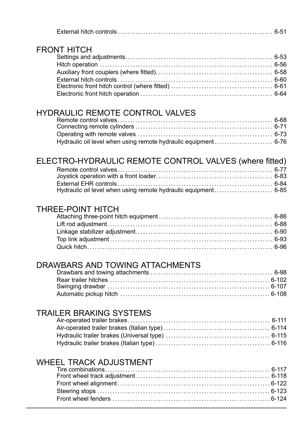 external hitch controls 6 51