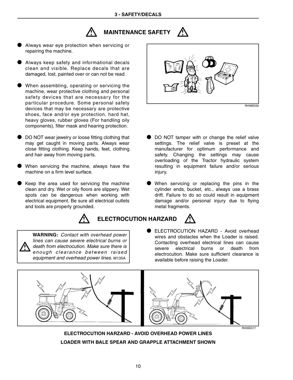 3 safety decals 4