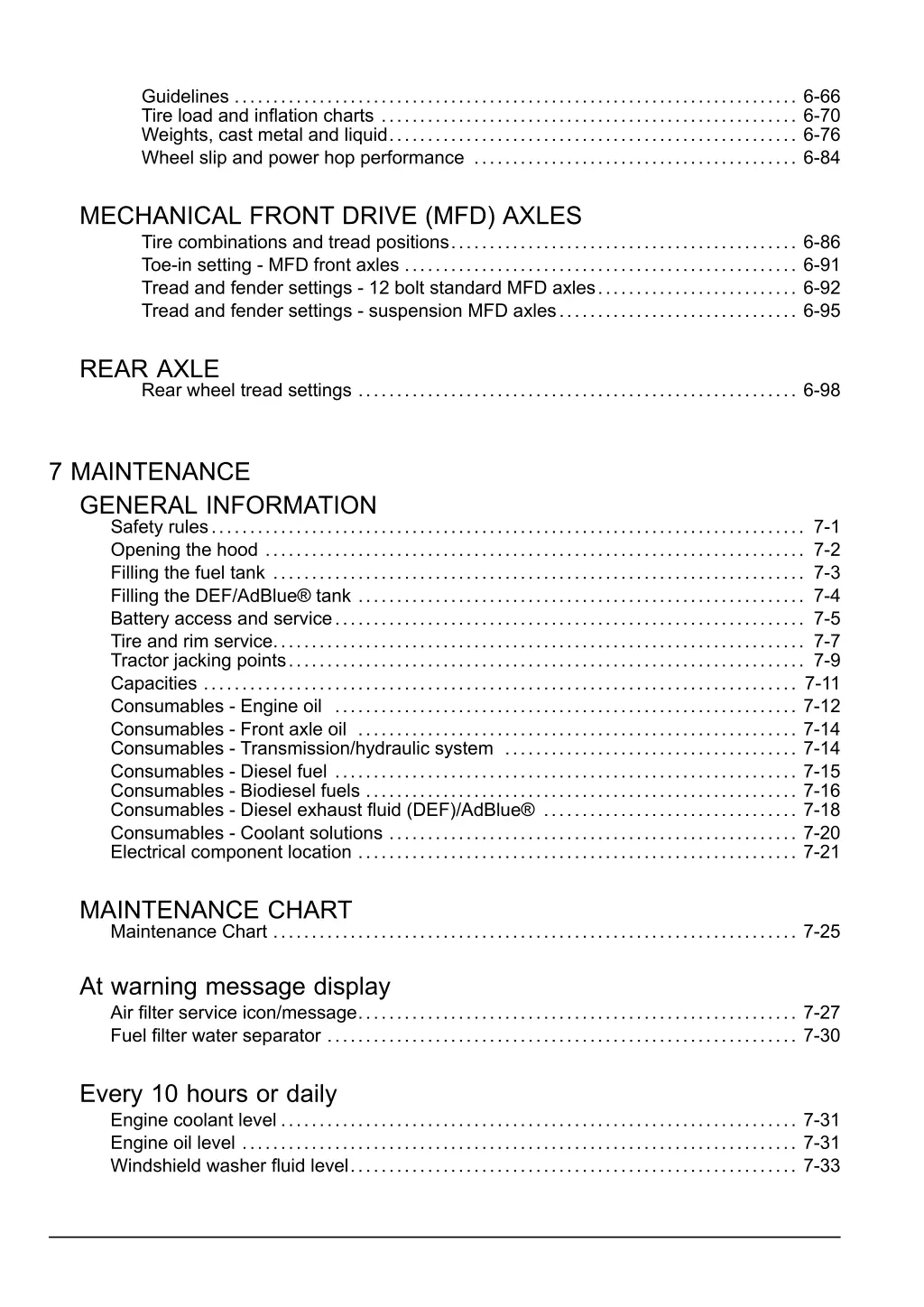 guidelines 6 66 tire load and inflation charts