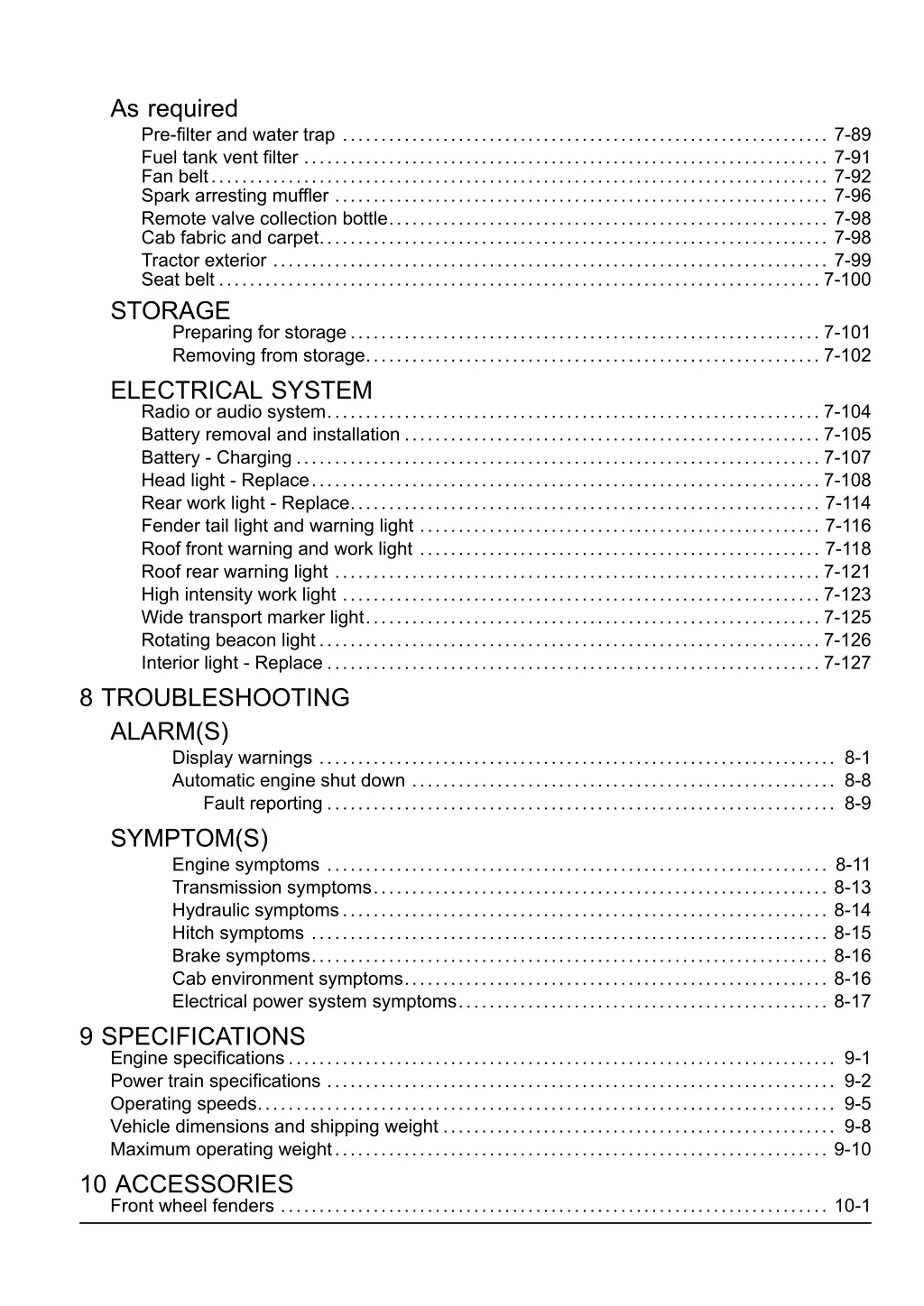 as required pre filter and water trap 7 89 fuel