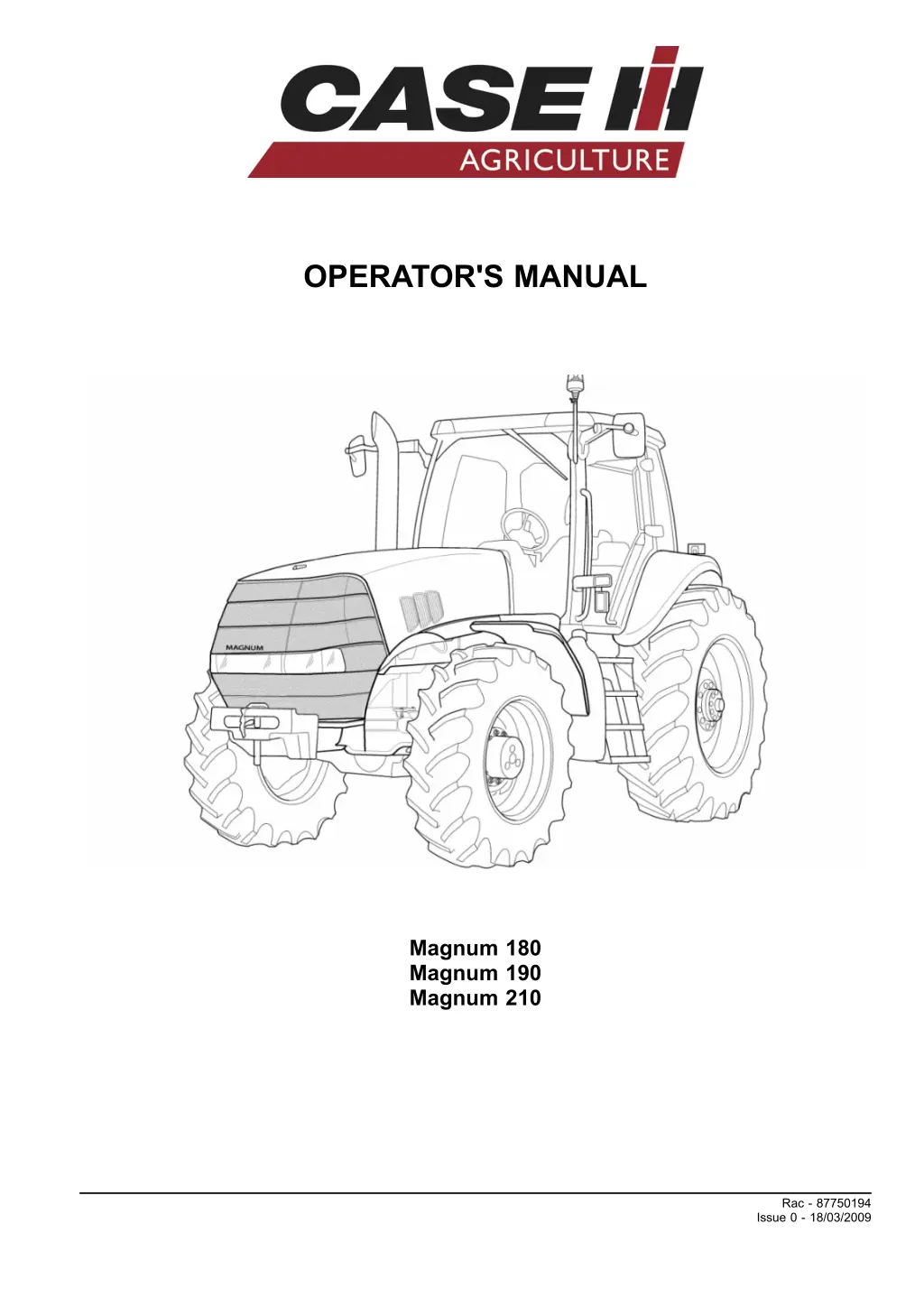 operator s manual