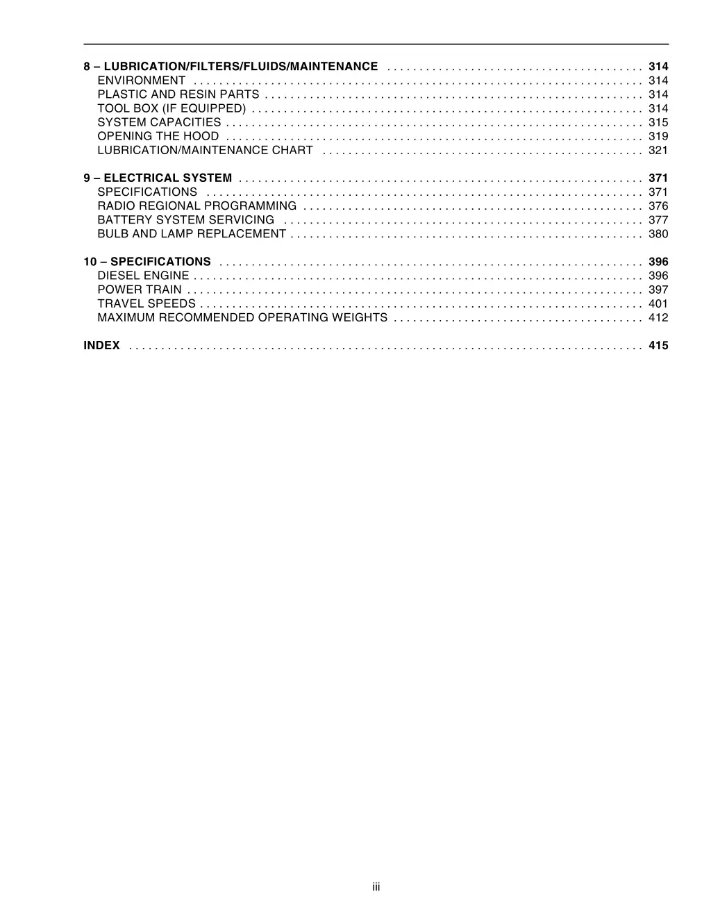 8 lubrication filters fluids maintenance