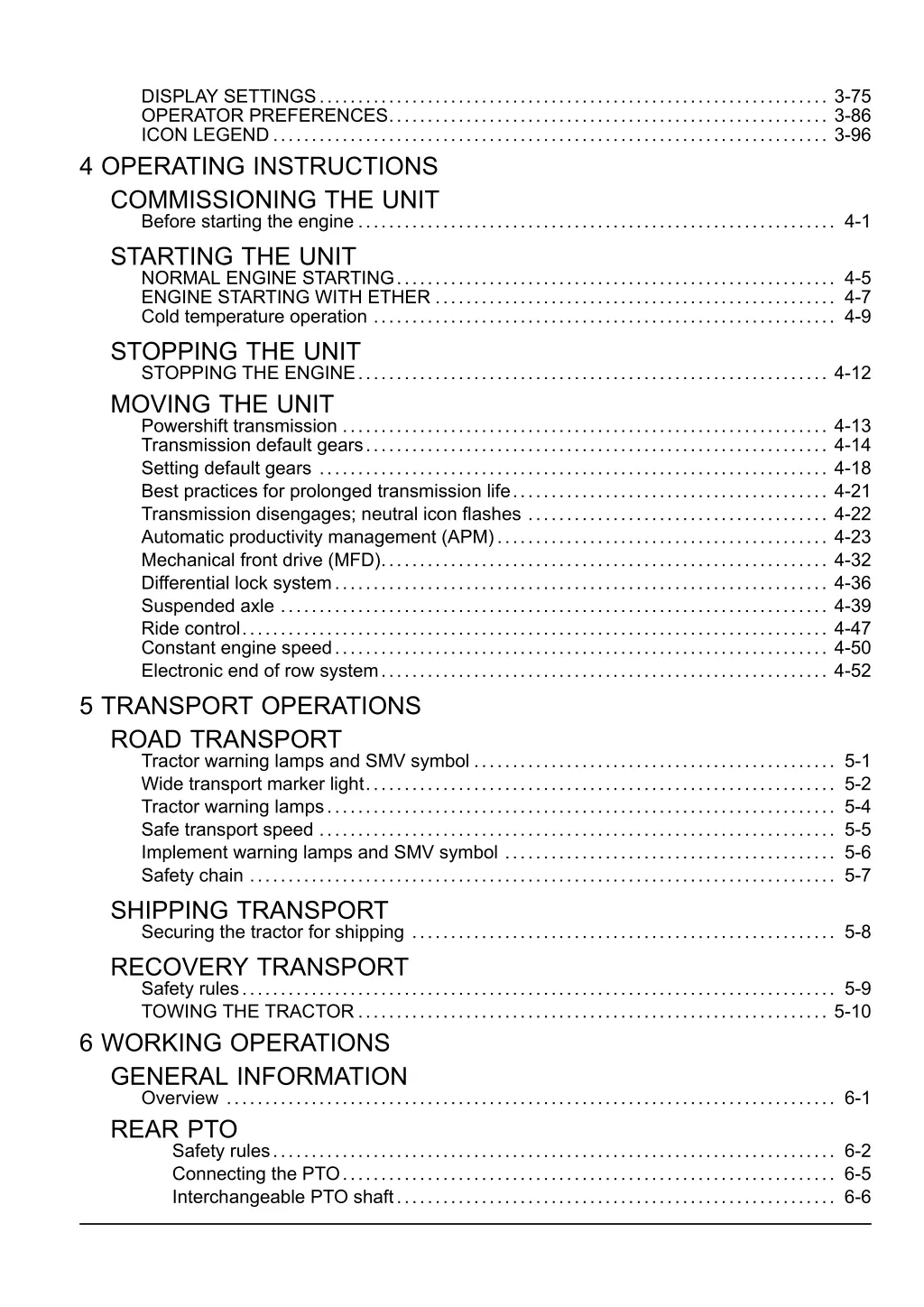 display settings 3 75 operator preferences