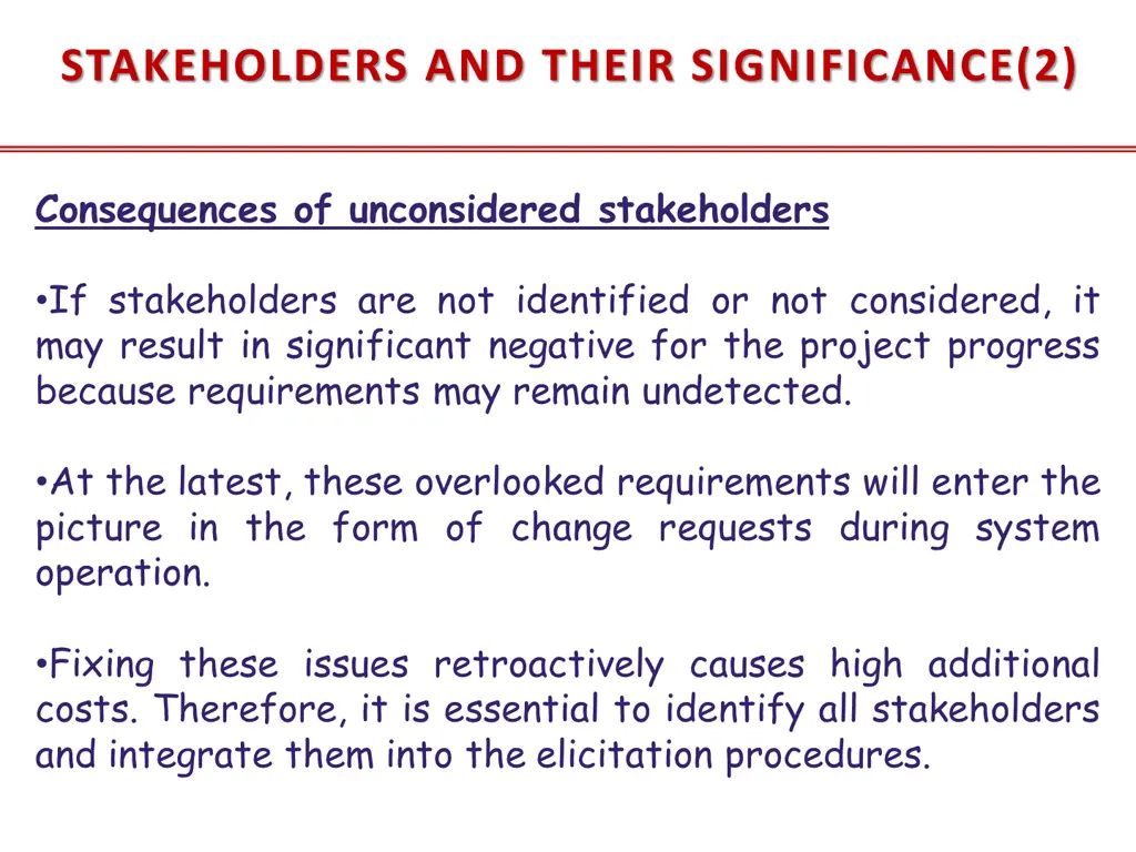 stakeholders and their significance 2