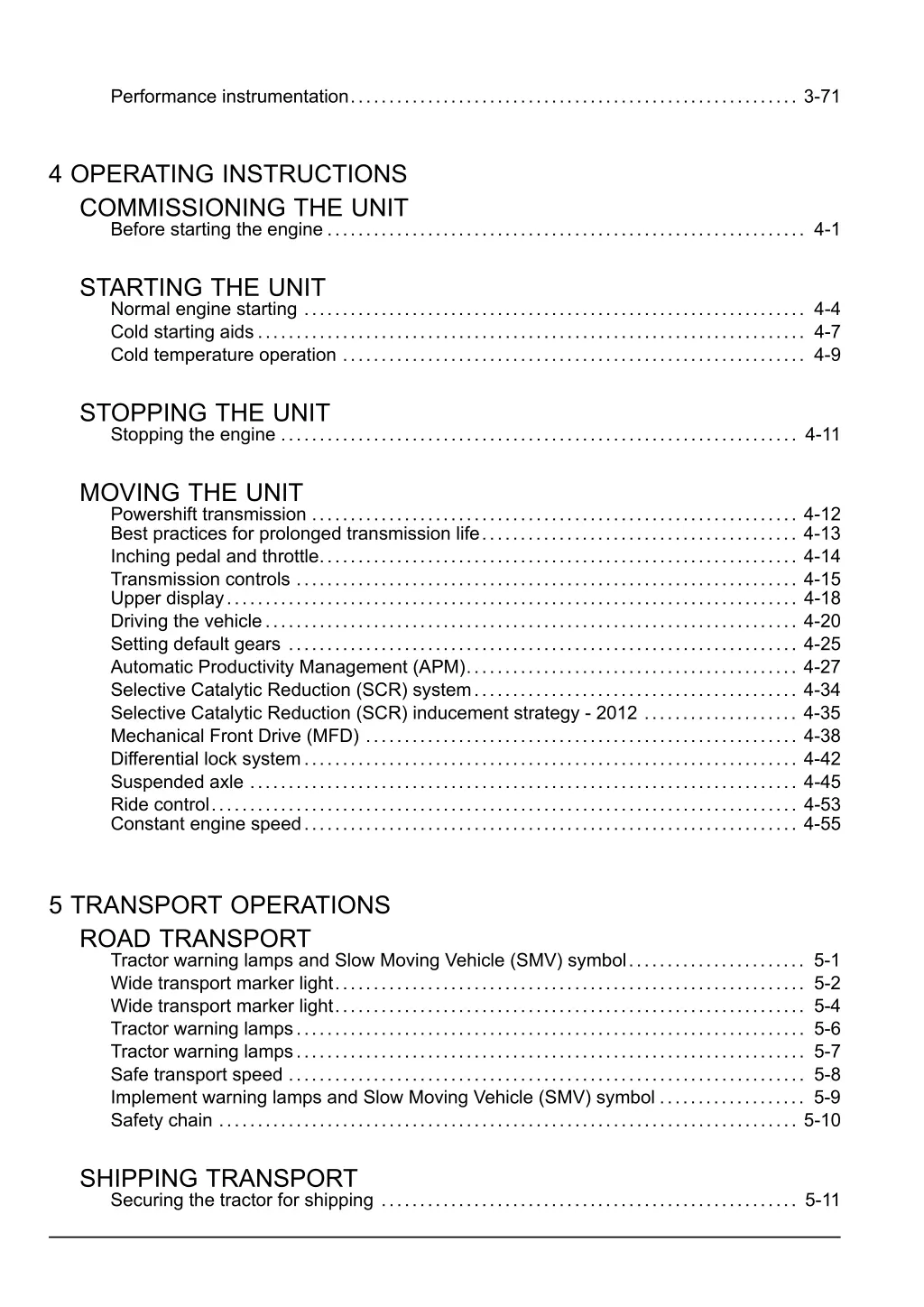 performance instrumentation 3 71