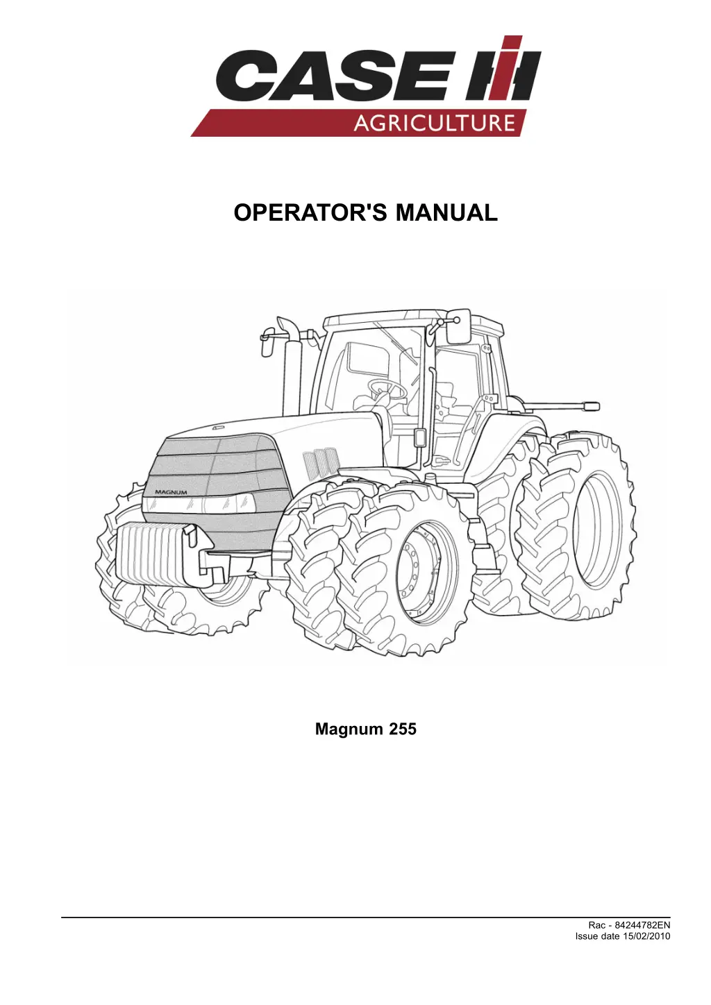 operator s manual