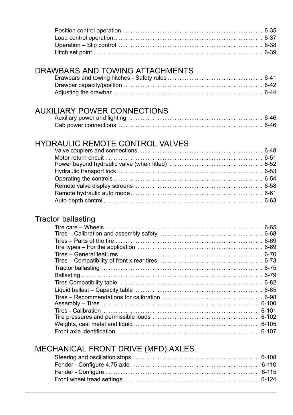 position control operation 6 35 load control