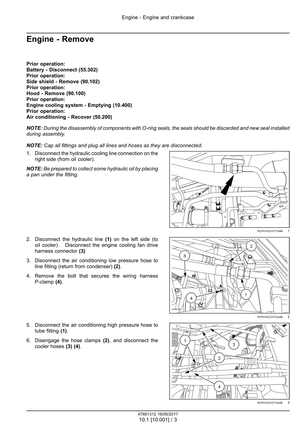 engine engine and crankcase