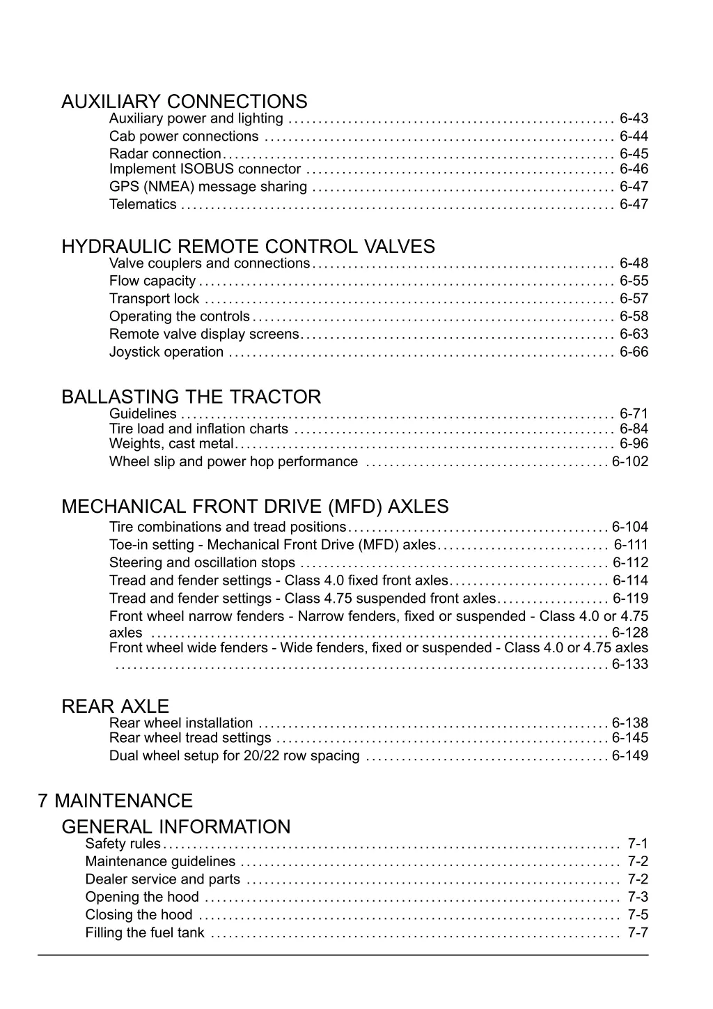 auxiliary connections auxiliary power