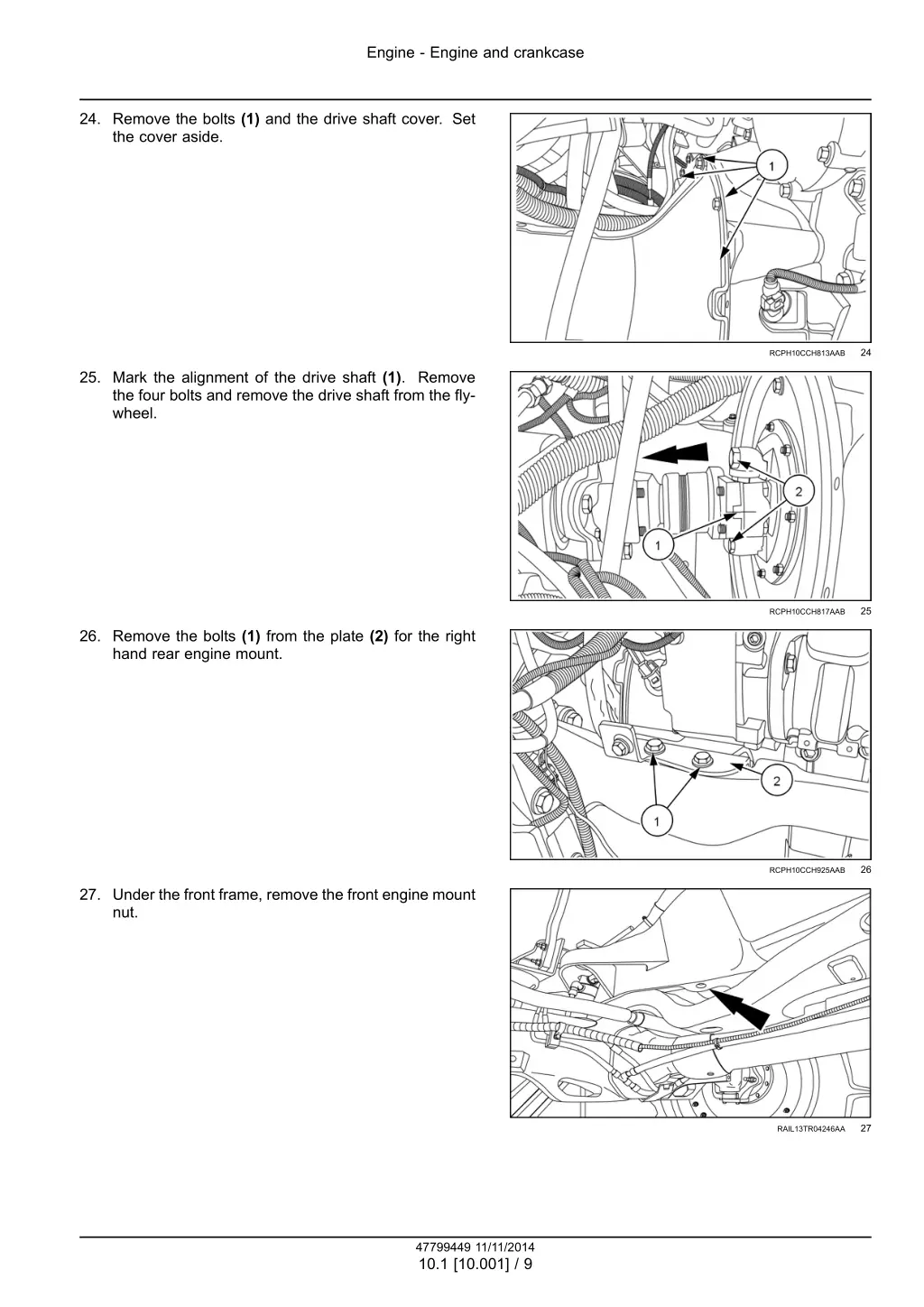 engine engine and crankcase 6