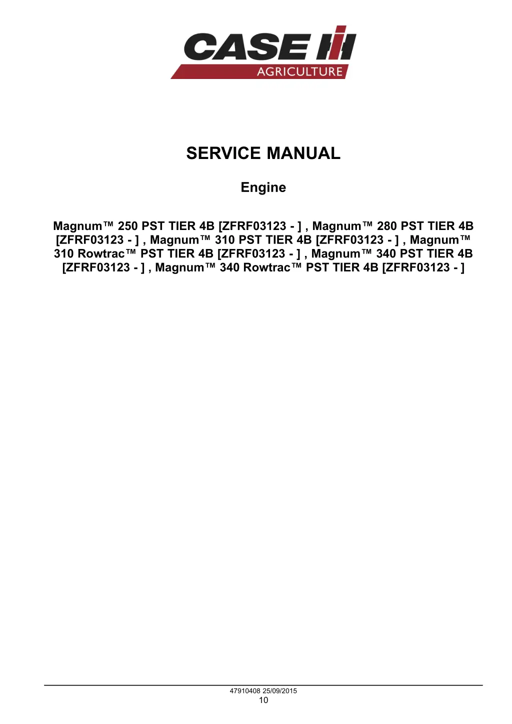 service manual 1