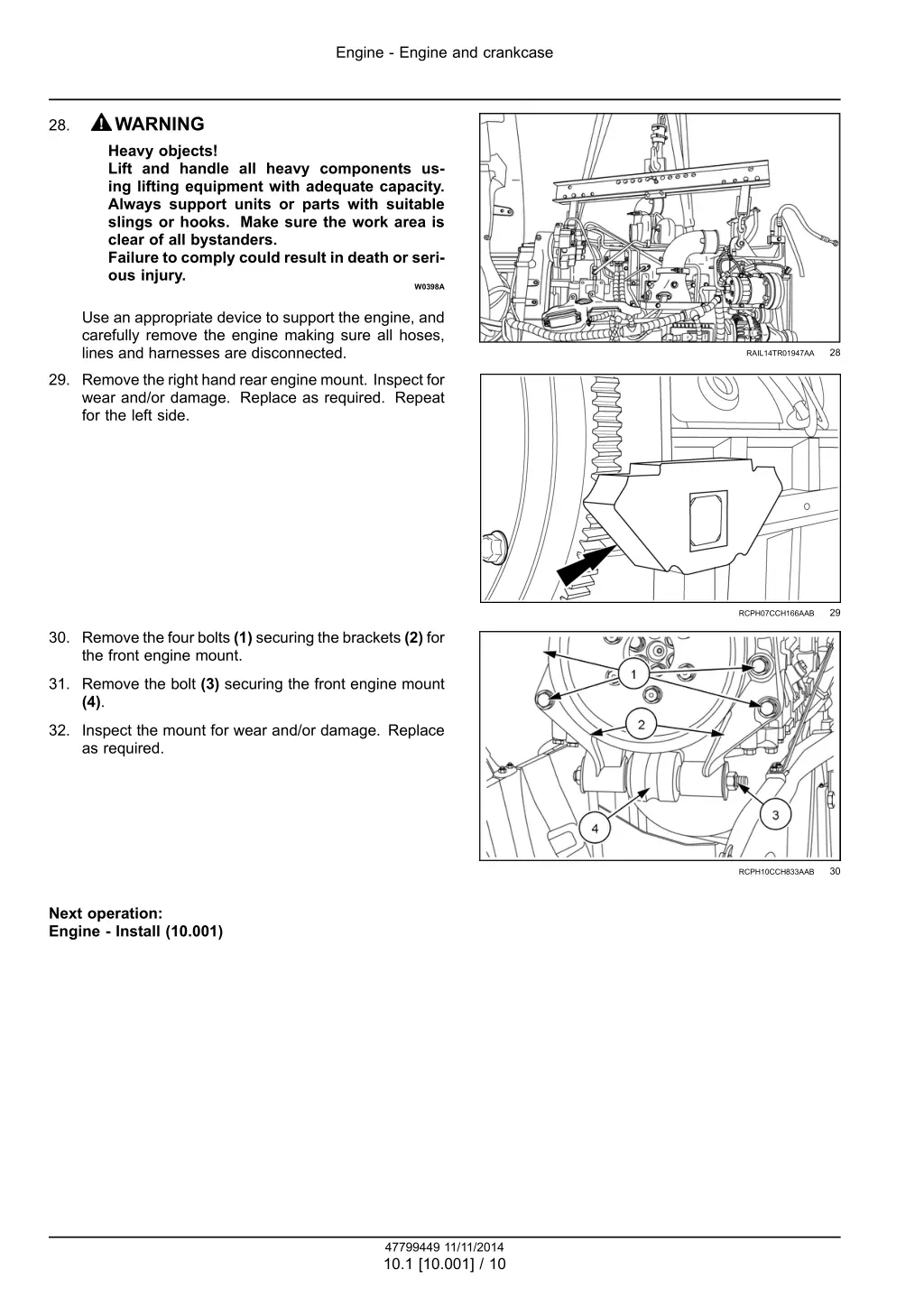 engine engine and crankcase 7