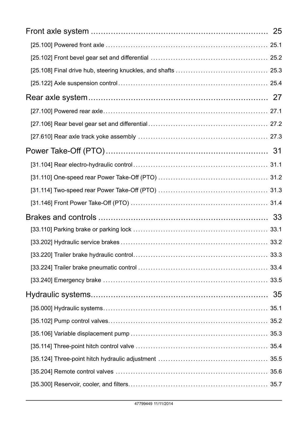 front axle system 25